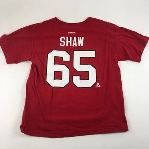 Reebok Shirts - CHICAGO BLACKHAWKS REEBOK VTG ANDREW SHAW RED XL Reebok Shirts - CHICAGO BLACKHAWKS REEBOK VTG ANDREW SHAW RED XL